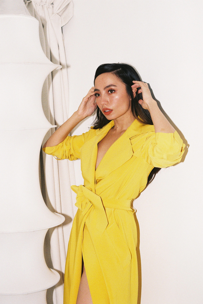Trench by Norma Kamali.
