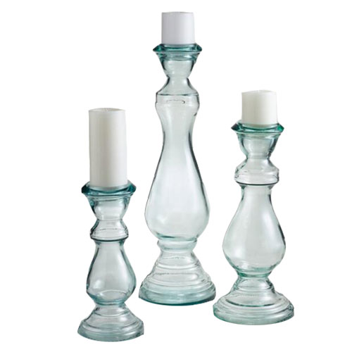 recycled glass candle holders — MUSEUM OUTLETS