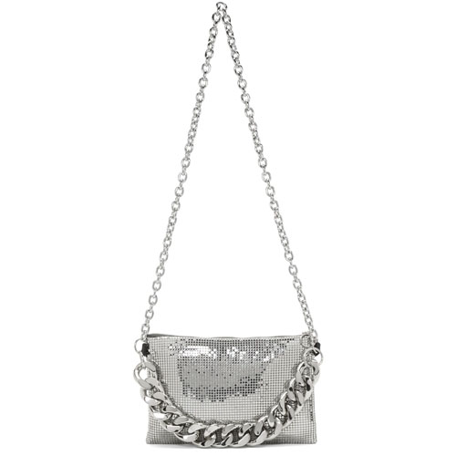 Chainmail Crossbody Bag - Bleu