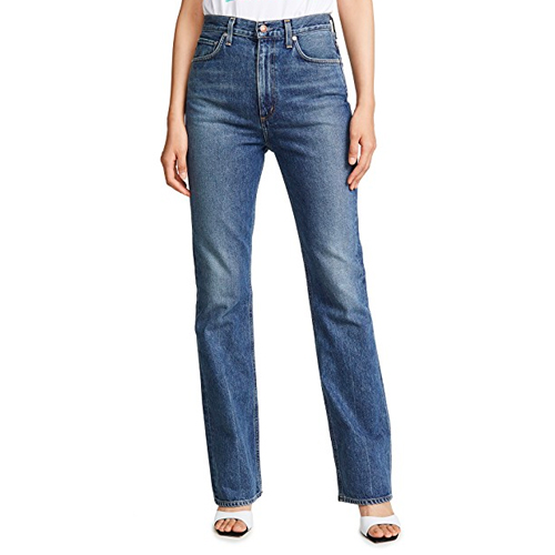 Vintage Flare Jeans - Bleu